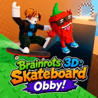 Play Brainrots 3D: Skateboard Obby! now!