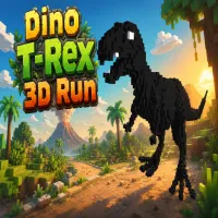 Play Game Dino T-Rex 3D Run