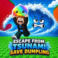 PLay Escape From Tsunami Save Dumpling now!