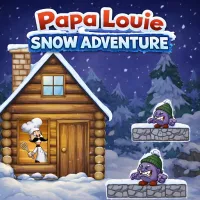 Play Game Papa Louie Snow Adventure