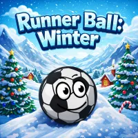 Play Game Runner Ball: Winter