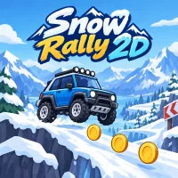 Play Game Snow Rally 2D