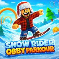 Play Snow Rider Obby Parkour now!
