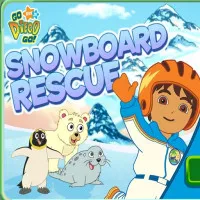 Play Game Snowboard Rescue: Go Diego Go!